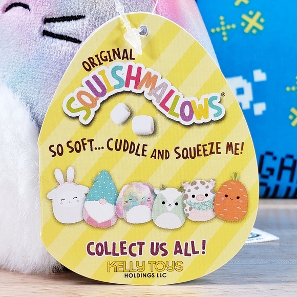 Squishmallow Candy the Bunny 4.5" UltraSoft Easter Holiday Plush Toy NWT - Picture 10 of 12
